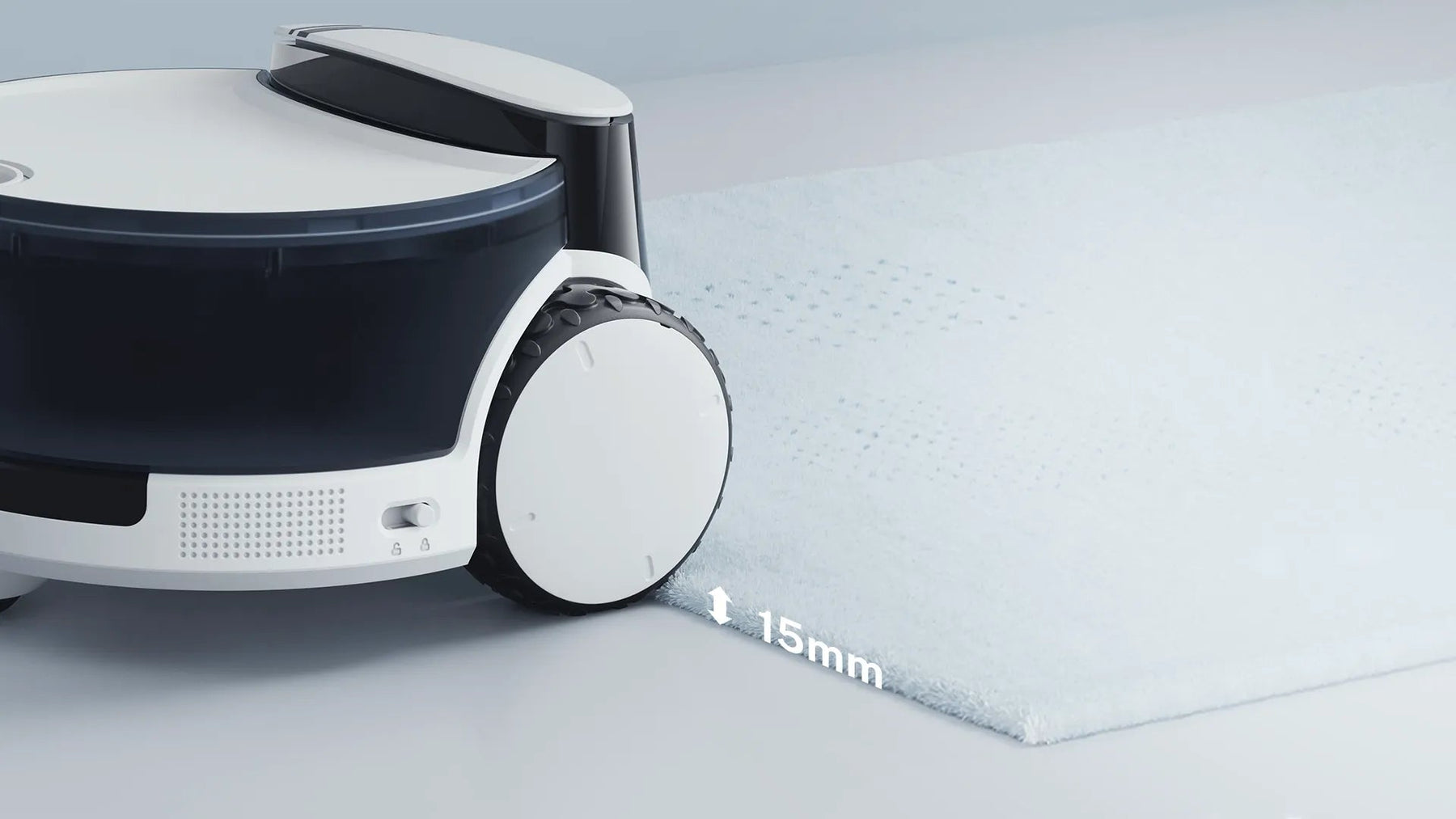 Bigger Wheel Set Quieter Brushed Gear Motor Crossing height: 15mm.