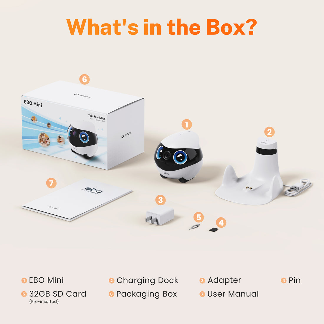 ENABOT EBO Mini Companion Robot