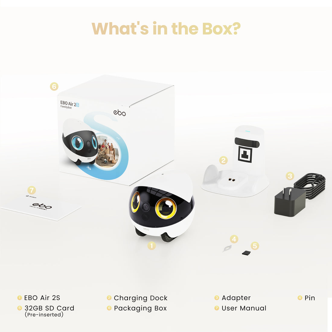 ENABOT EBO Air 2S Companion Robot