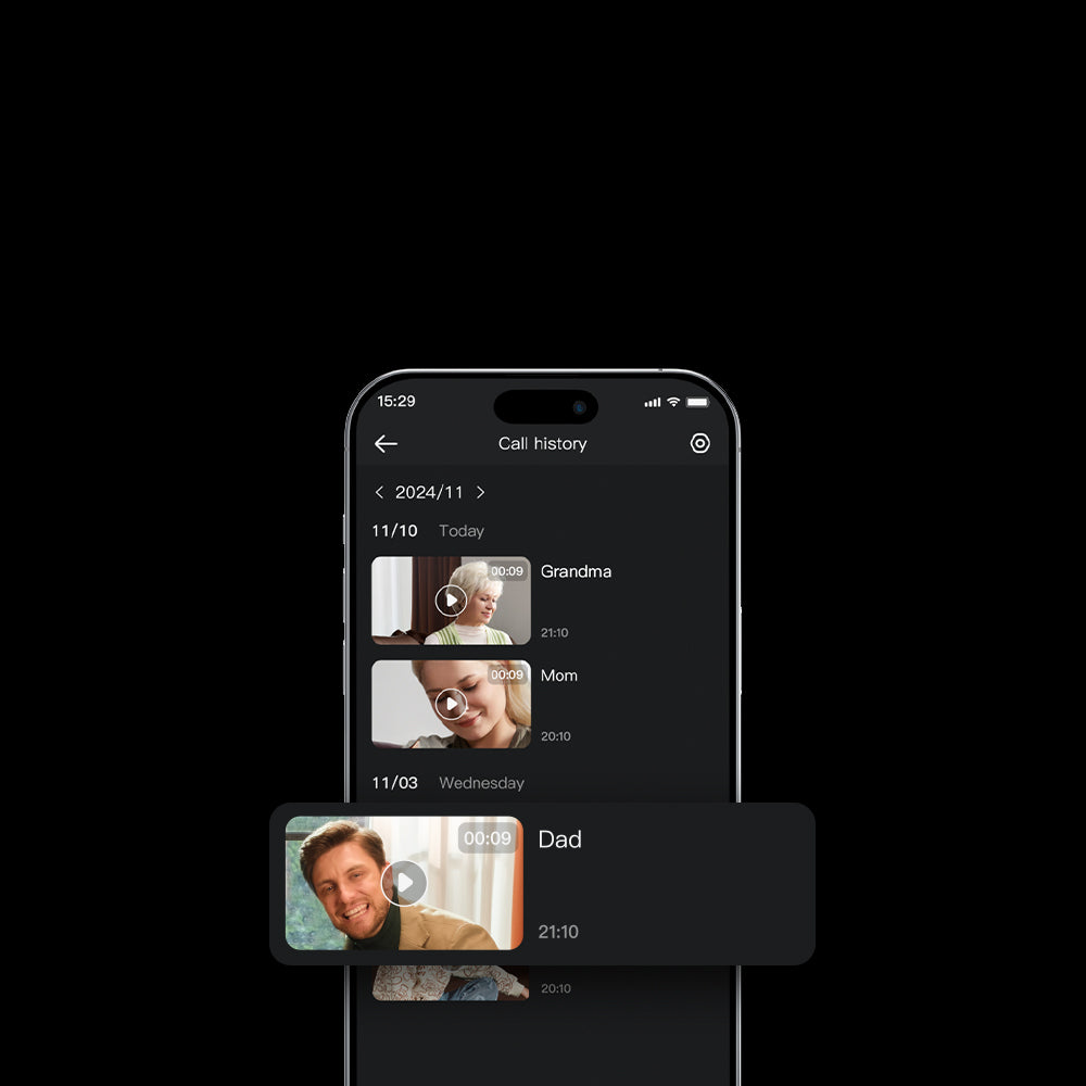 Video Calls Saved Automatically*
