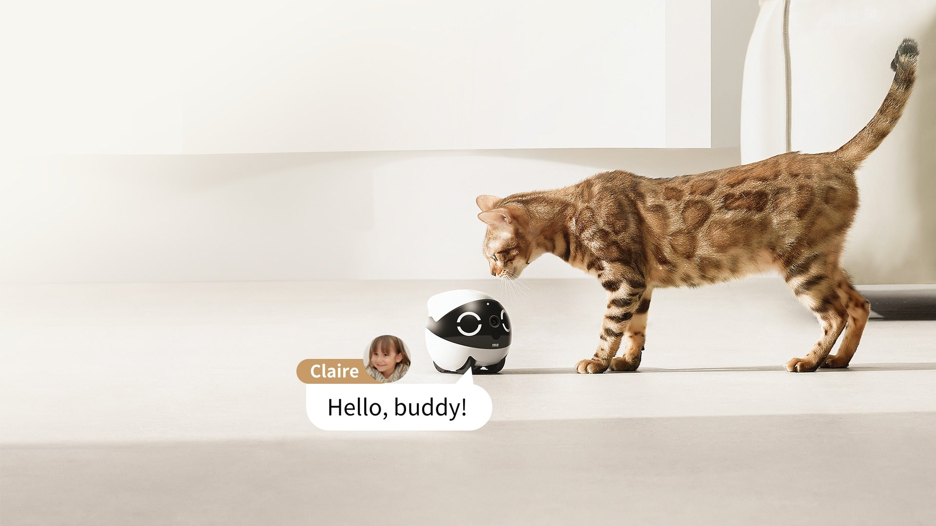 ROLA Mini pet monitor 2-way audio communication